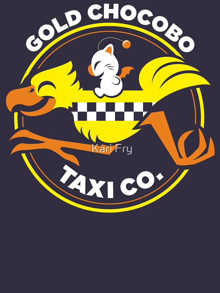 Gold Chocobo Taxi Co by misskari