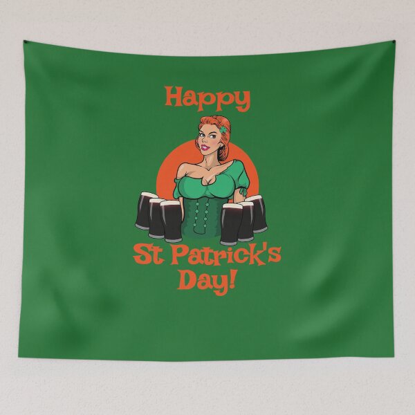 Item preview, Happy Saint Patricks day Cheers boys Irish American Design designed and sold by comhra.