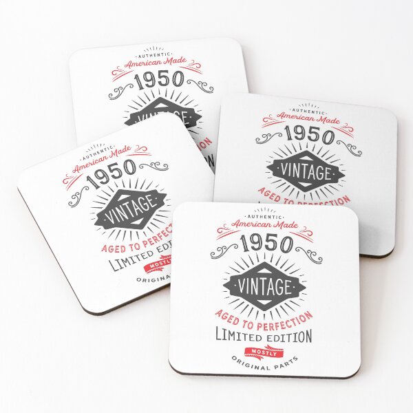 Item preview, 70th Birthday Vintage Born in 1950 Aged to Perfection designed and sold by AntiqueImages.