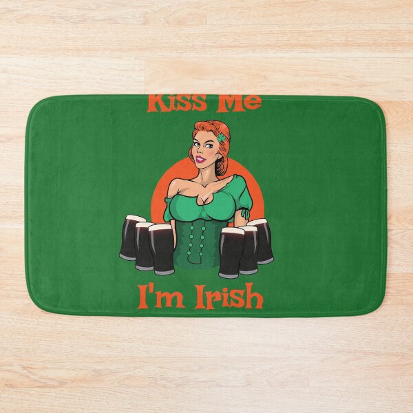 Item preview, Kiss me on Happy Saint Patricks day Irish American Design designed and sold by comhra.