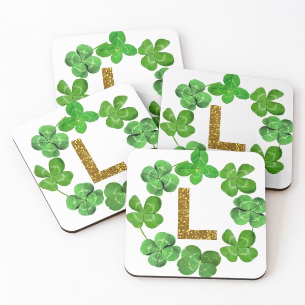 Item preview, Letter  M ,lucky clover,st patricks day,,shamrock, glitter,four leaf clover,4 leaf clover,st paddy alphabet designed and sold by Pascally.