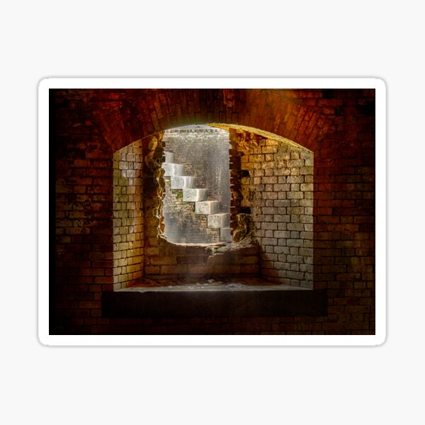 Item preview, Window to the Stairs - Fort Morgan, AL designed and sold by Kathy Weaver.