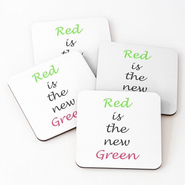 Item preview, Red Is the New Green designed and sold by Manimal-Merch.