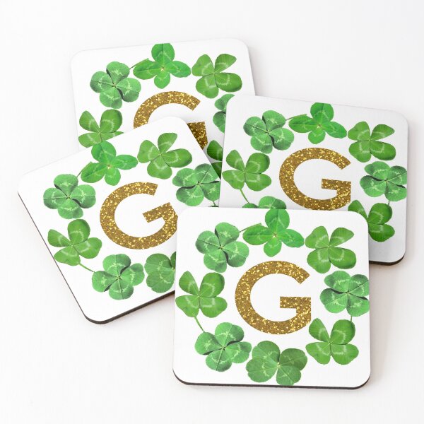 Item preview, Copy of Letter G ,lucky clover,st patricks day,shamrock, glitter,four leaf clover,4 leaf clover,st paddy alphabet designed and sold by Pascally.
