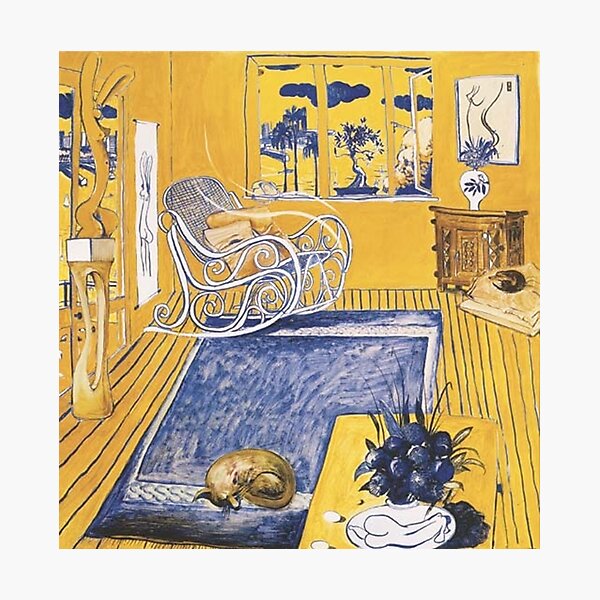 Brett Whiteley - The cat (Model Cubism) Photographic Print