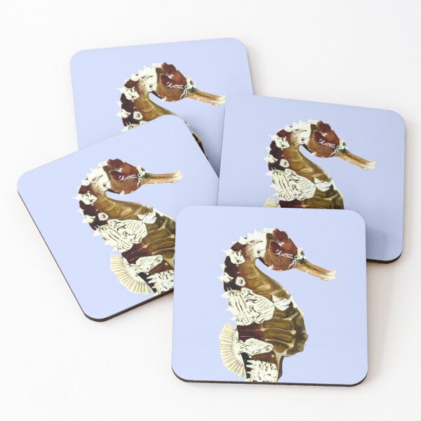 Item preview, BROWN SEAHORSE designed and sold by BEATRIZ ABAITUA.