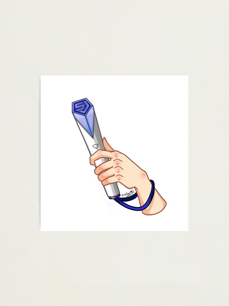 Super Junior Lightstick Photographic Print by FireHair