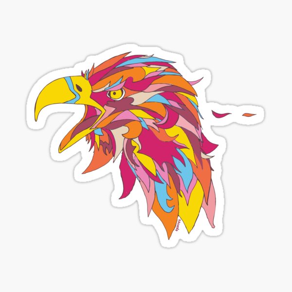 Aigle doré Sticker