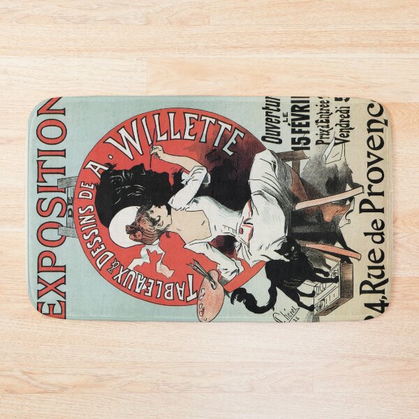 Item preview, Vintage French art nouveau exposition ad designed and sold by aapshop.