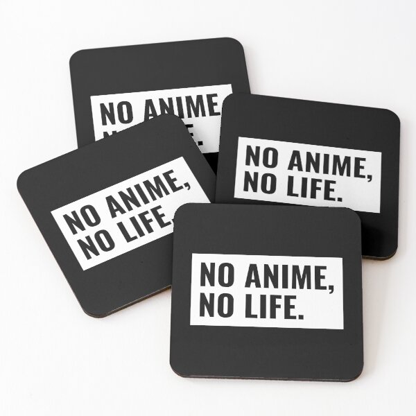 Item preview, NO ANIME NO LIFE designed and sold by StudioMaguyver.
