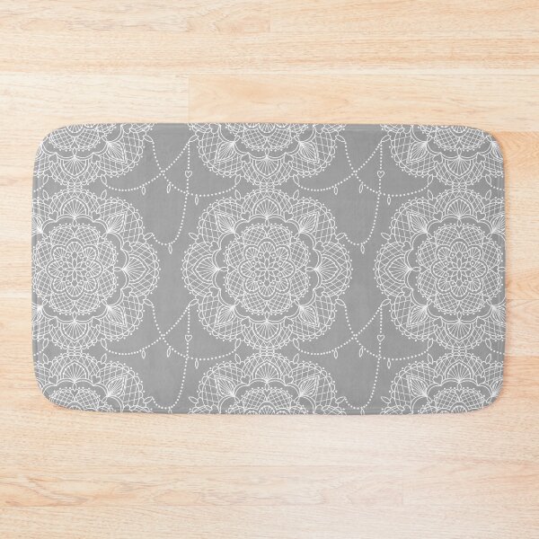 Item preview, White lace mandala graphite designed and sold by CE-Designs.