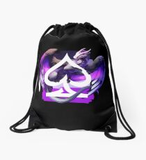 Asexual Pride Dragon Drawstring Bag
