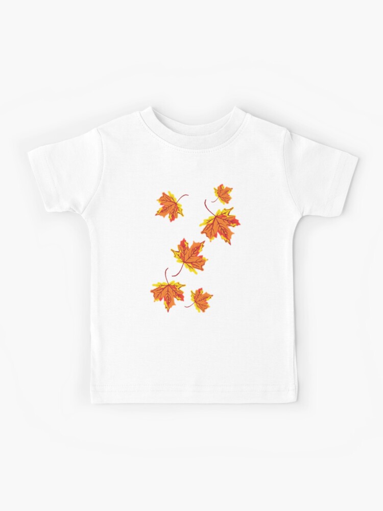 Falling Leaves Kids T Shirt By Missmann Redbubble