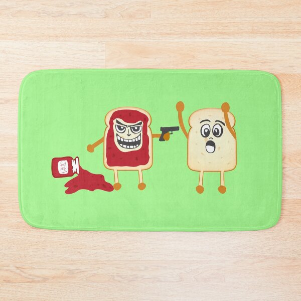 Item preview, Toast with a jam mask commits a crime designed and sold by tarek25.