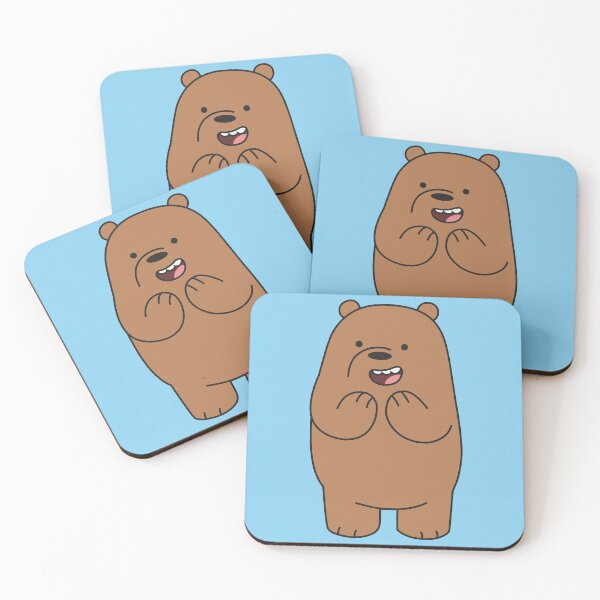 Grizzly Coasters (Set of 4)