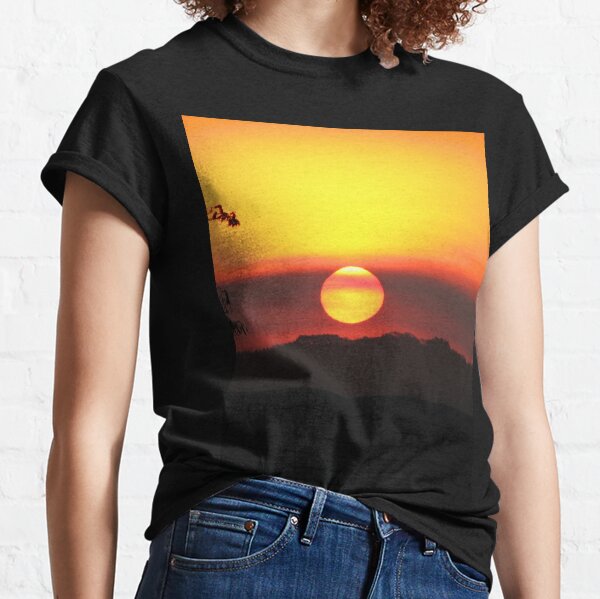 Dramatic African Sunset Savanna Landsacape Classic T-Shirt
