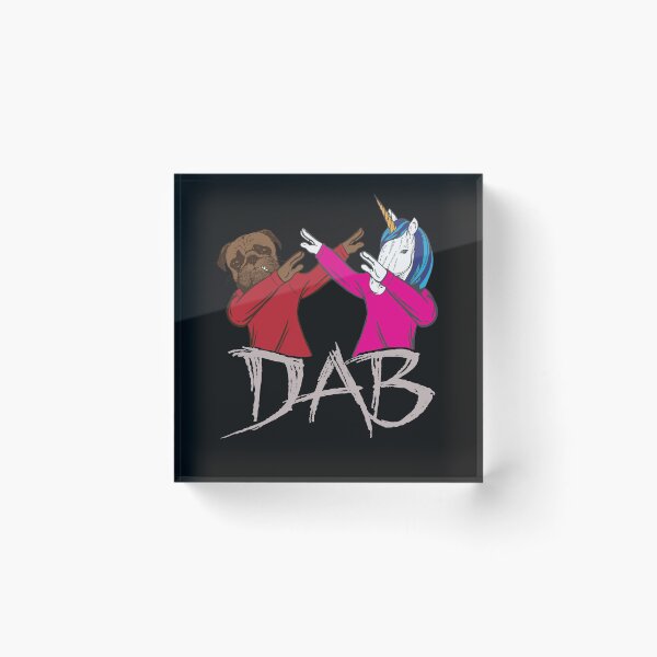 Item preview, DAB dog with unicorn designed and sold by tarek25.