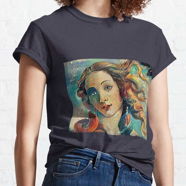 The Birth of Venus (Botticelli) Makeover Classic T-Shirt