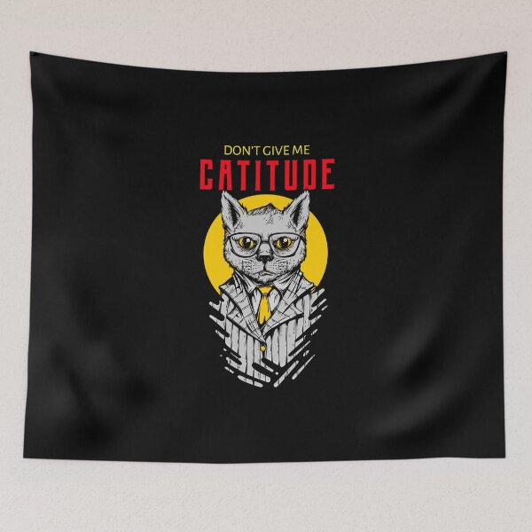 Item preview, Catitude designed and sold by ALLTHETEEZ.