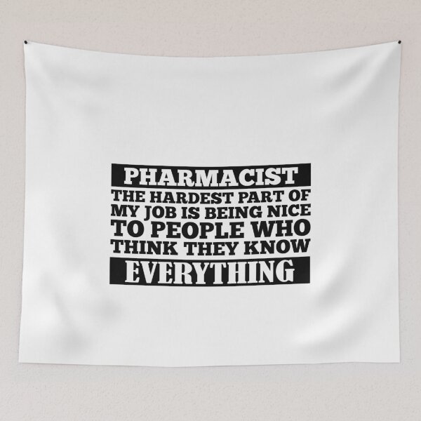 Item preview, Pharmacist The Hardest Part - Black designed and sold by saechla.