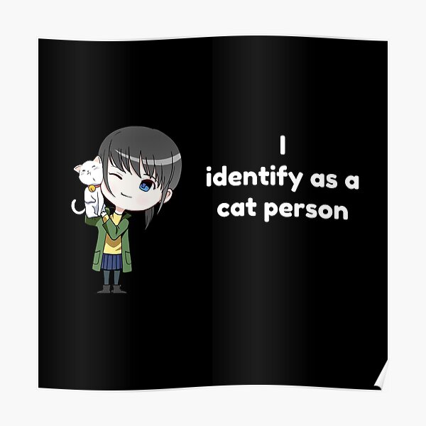 Anime Cat Person Posters Redbubble Anime Cat Person Posters Redbubble