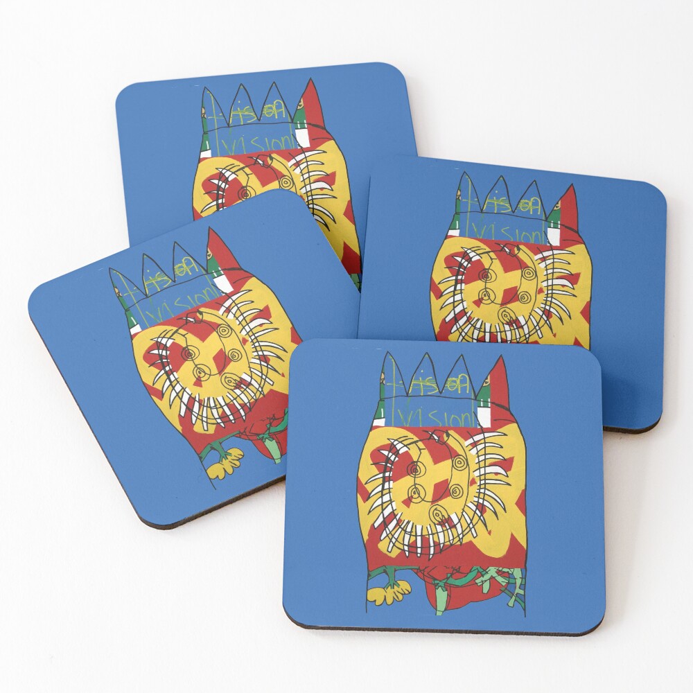 Item preview, Coasters (Set of 4) designed and sold by RUNICJOHN.
