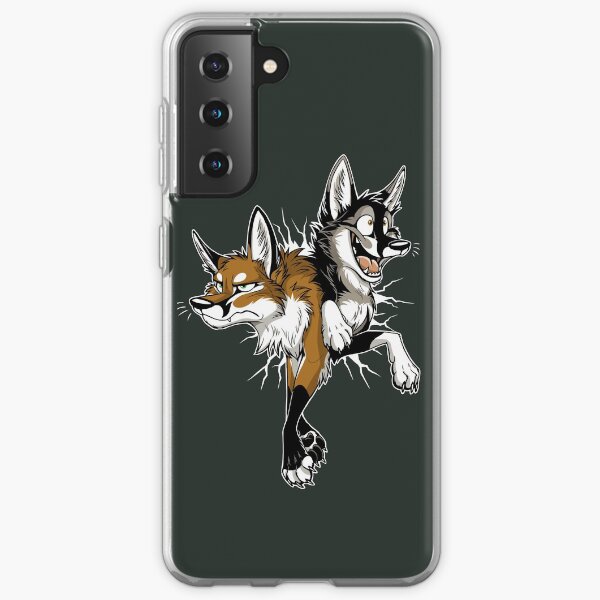 STUCK Foxes (dark background) Samsung Galaxy Soft Case