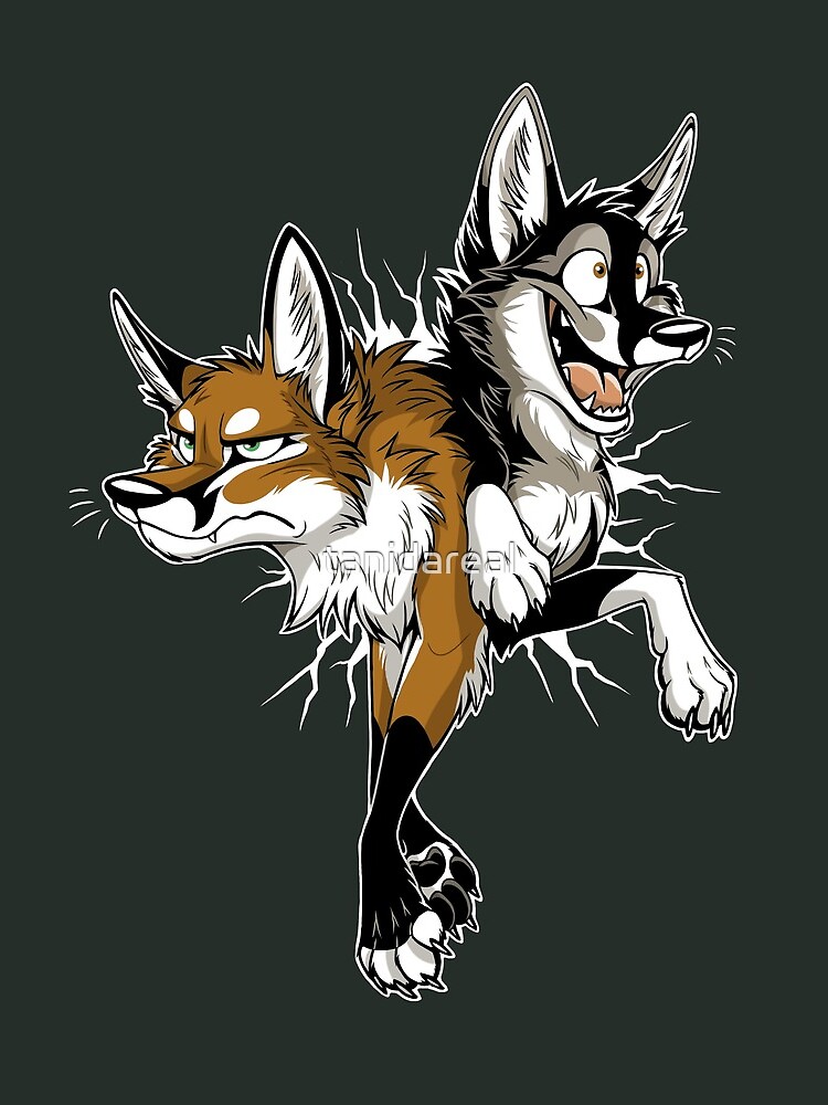 STUCK Foxes (white cracks) by tanidareal
