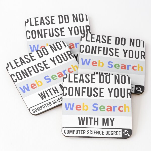 Item preview, Don't Confuse Web Search With Computer Science designed and sold by saechla.
