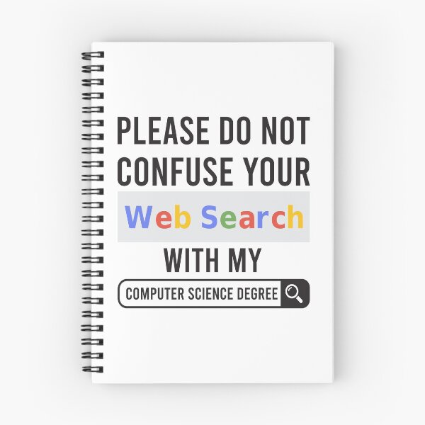 Item preview, Don't Confuse Web Search With Computer Science designed and sold by saechla.