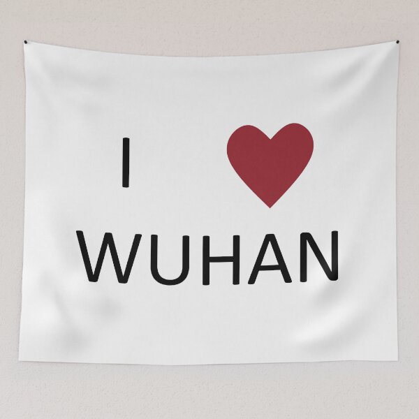 Item preview, I Love Wuhan designed and sold by Riku-Ortiz.
