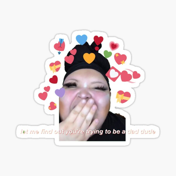 rosa let me find out you're trying to be a dad dude tiktok Sticker