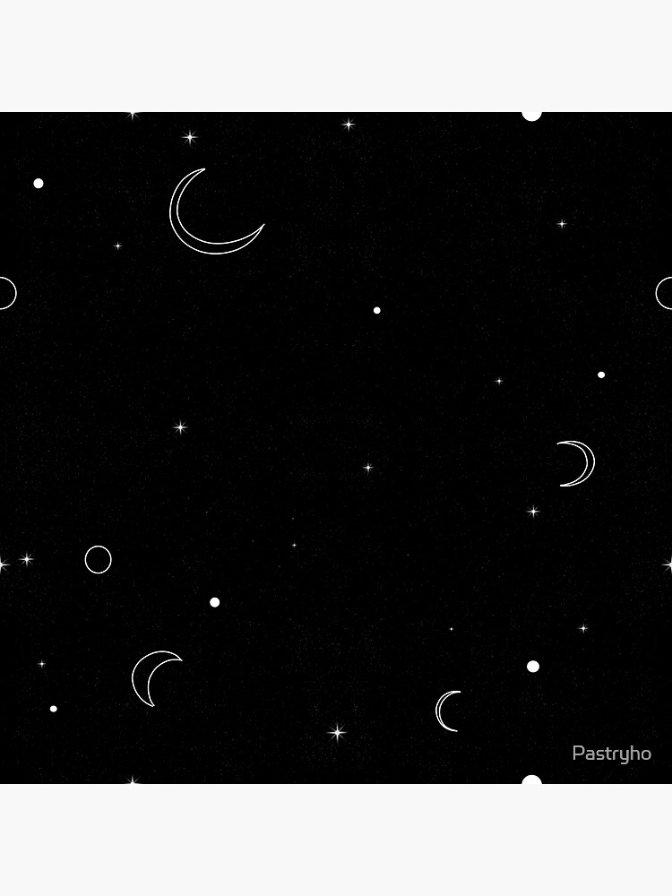 "Moons and Stars" Sticker by Pastryho Redbubble