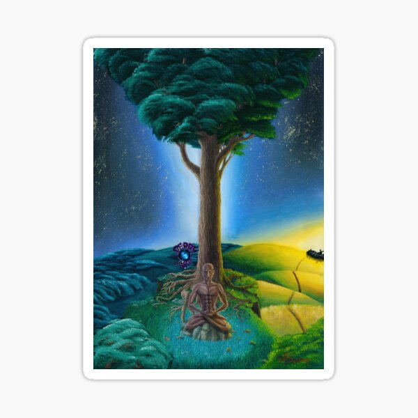 Der Baum der Weisheit und das Gleichgewicht Sticker