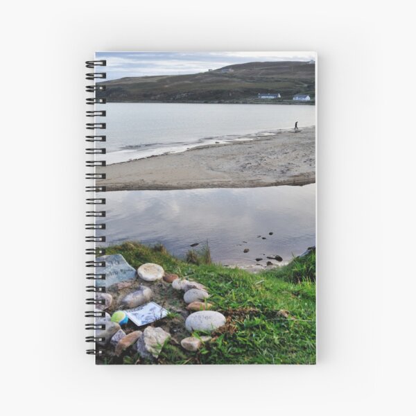 Elga's Grave - Kilnaughton Bay, Islay Spiral Notebook