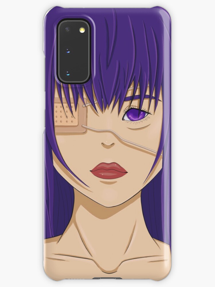 Purple Hair Anime Girl With Eyepatch Case Skin For Samsung Galaxy By Cemm0130 Redbubble