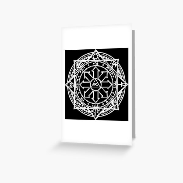 Octagonal Magic Seal Greeting Card for Sale by Spartawolf