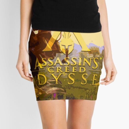 black jean skirt outfit assassin's creed origins