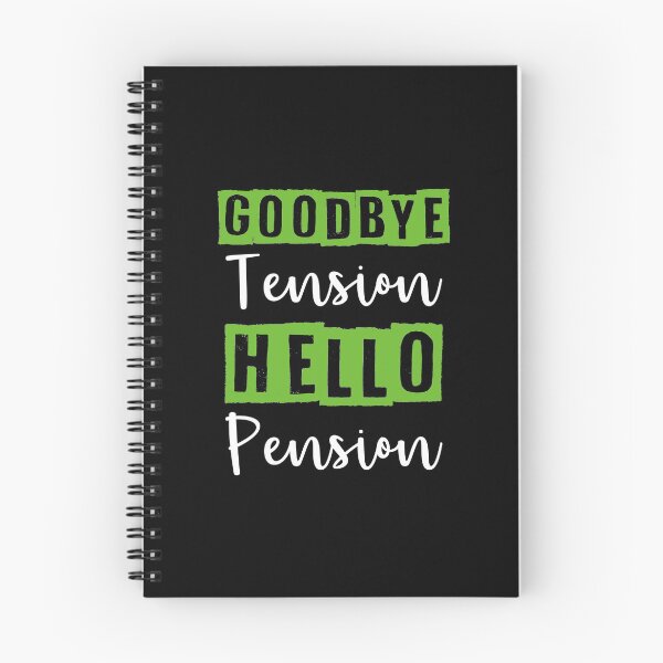 Item preview, Goodbye Tension Hello Pension designed and sold by MagicSD Designs.