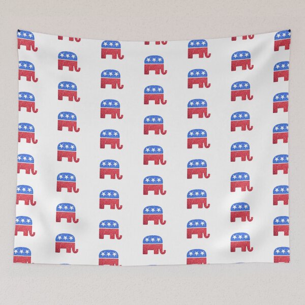 Item preview, Glitter Republican Elephant designed and sold by Amymarado.