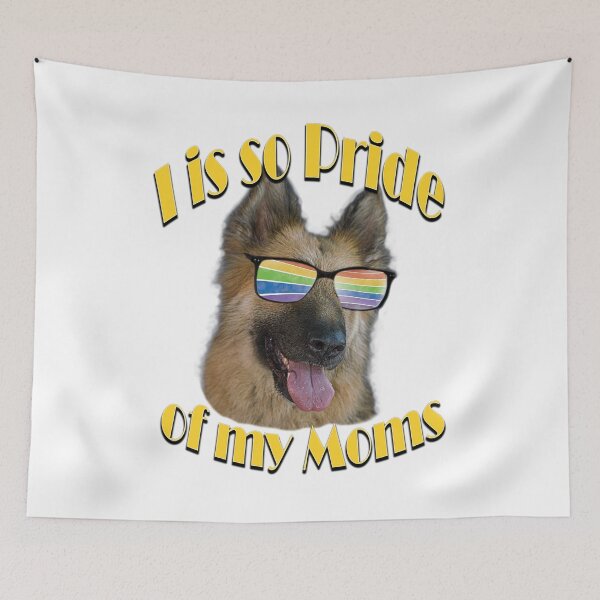 Item preview, I is so Pride of my Moms - cute German Shepherd designed and sold by SadSacDesigns.