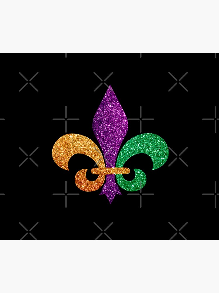 Mardi Gras 2020 - Fleur De Lis Mardi Gras Sticker for Sale by  MagicBoutique