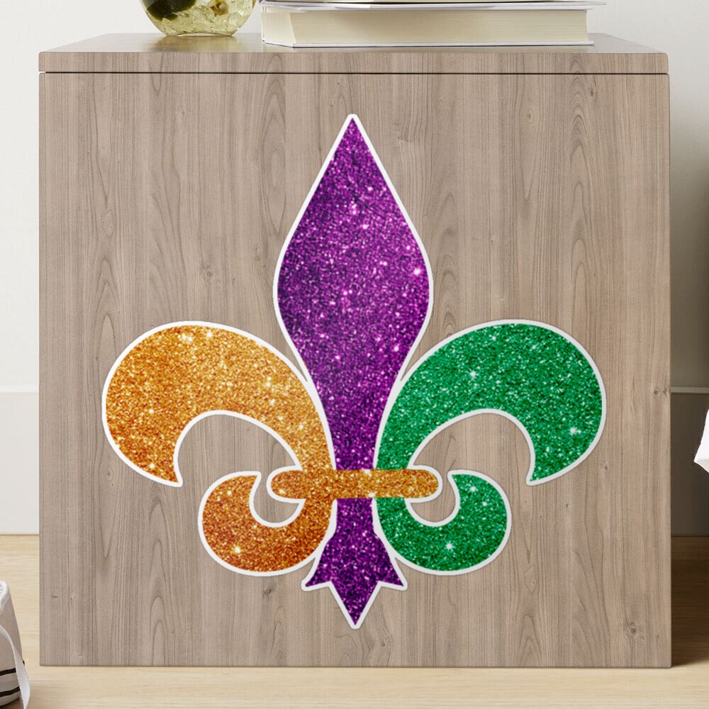 Mardi Gras 2020 - Fleur De Lis Mardi Gras Sticker for Sale by  MagicBoutique