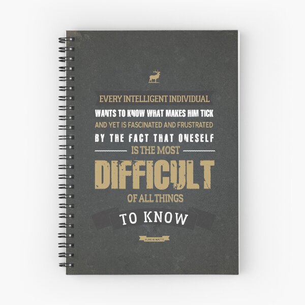 Item preview,  Alan Watts Philosophy Quote Wall Art designed and sold by paulskeltonart.