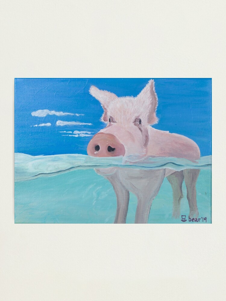 Alternate view of This Little Piggy Photographic Print