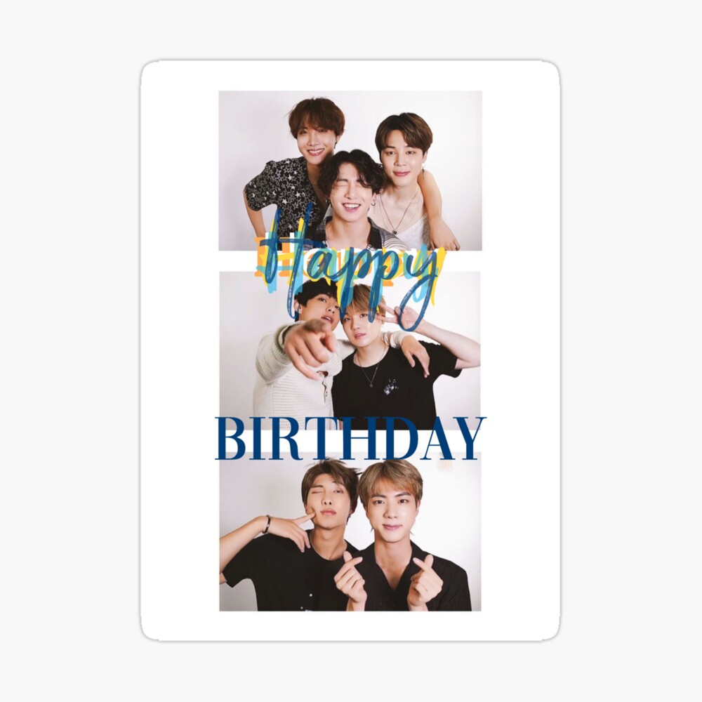 BTS Birthday Card Postcard for Sale by marisaurban