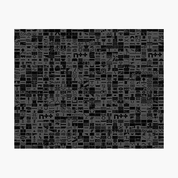 N++ Levels - Grey Photographic Print