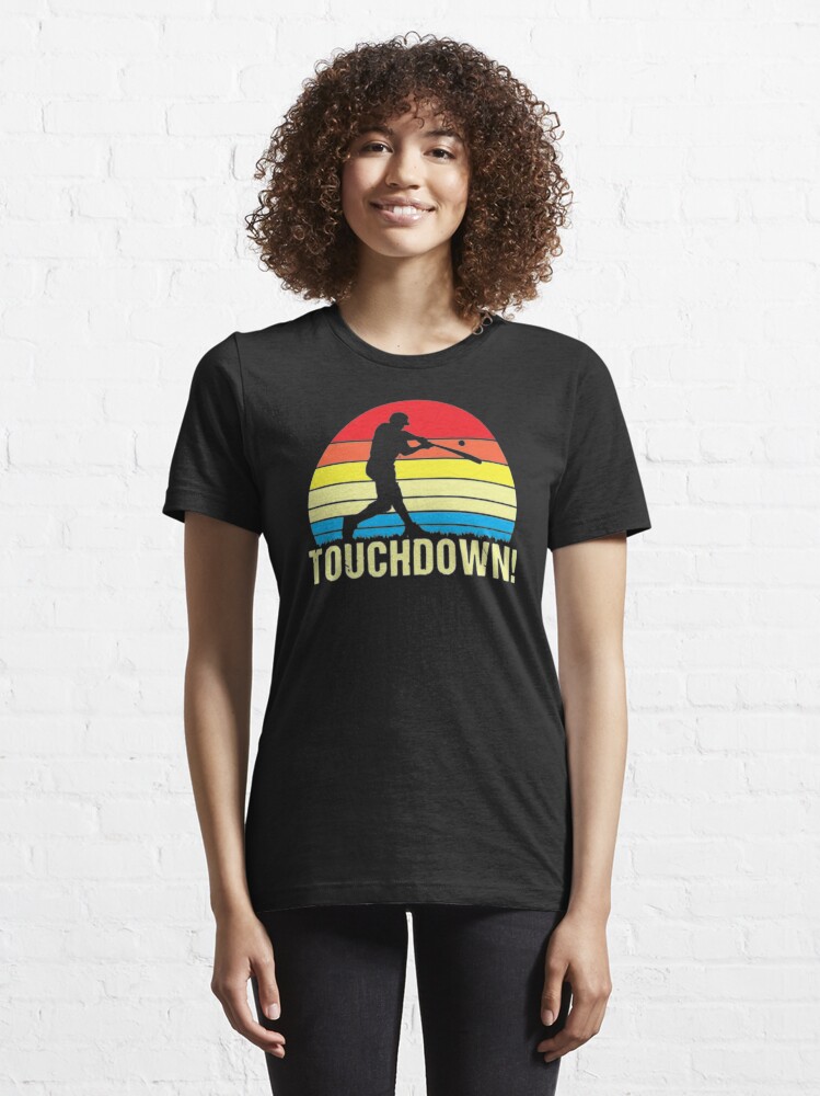 Popular Tee Touchdown Baseball T-Shirt - Sports & Wellness Tee