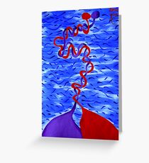 Dance in the sky Greeting Card