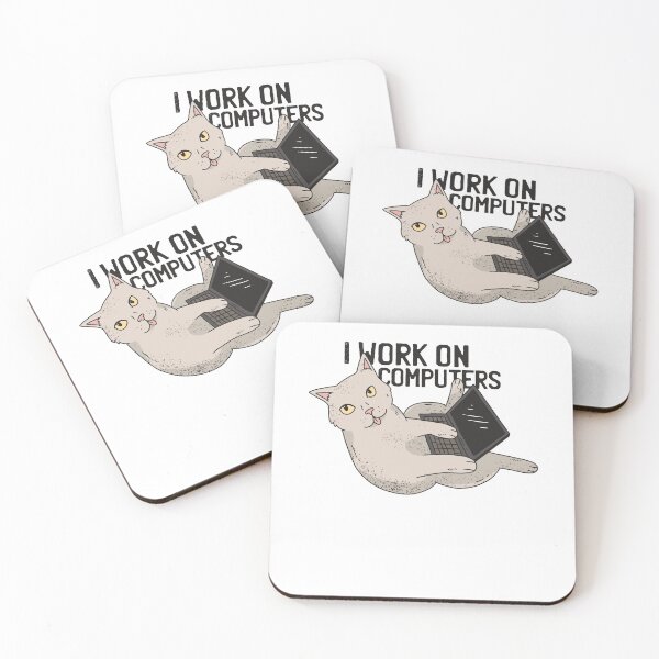 Item preview, Cat cat funny programmer computer scientist designed and sold by AaaleXX.